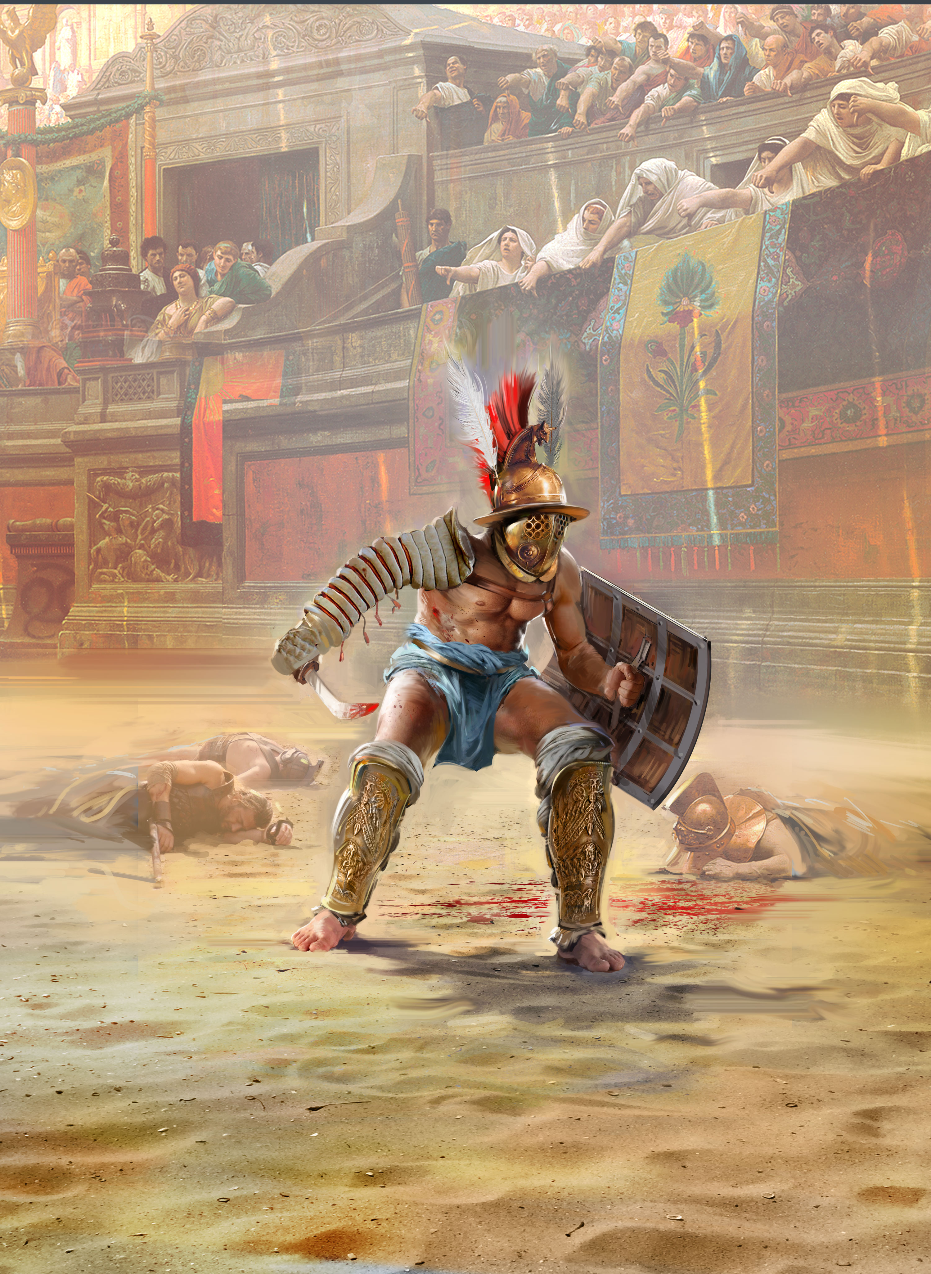 1/16 Roman Gladiator