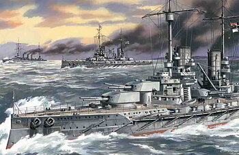 1/350 “Großer Kurfürst”, WWI German Battleship