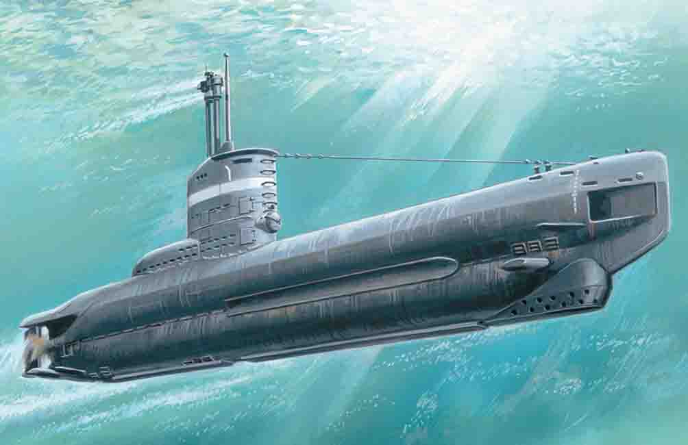 1/144 U-Boat Type XXIII, WWII German Submarine
