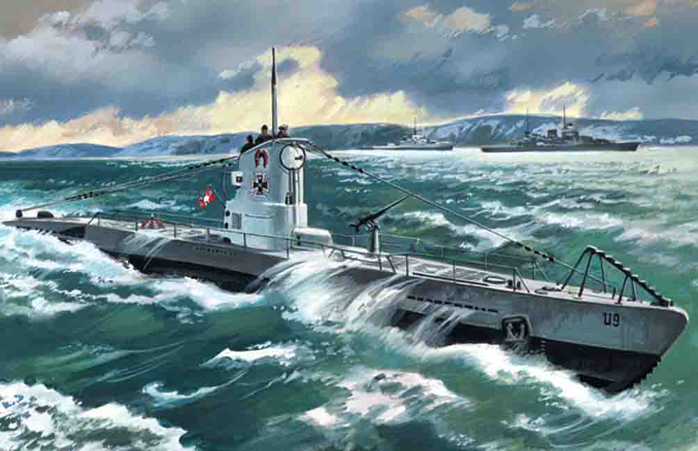 1/144 U-Boat Type IIB (1939), German Submarine