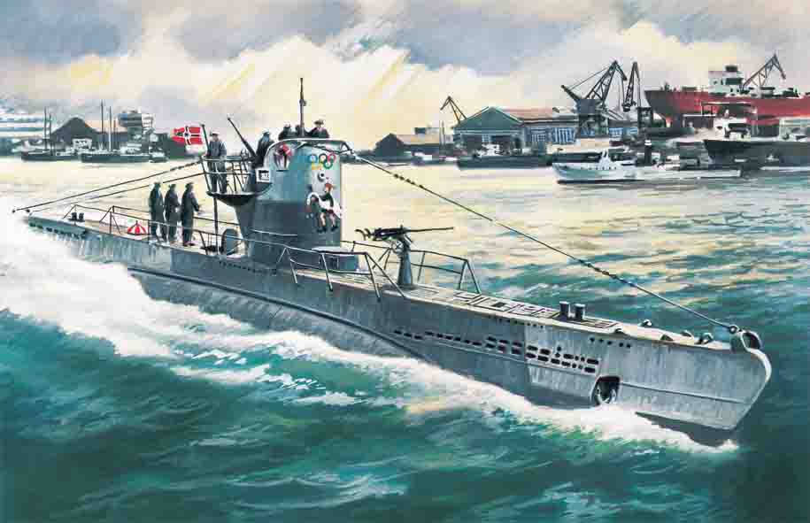 1/144 U-Boat Type IIB (1943), German Submarine