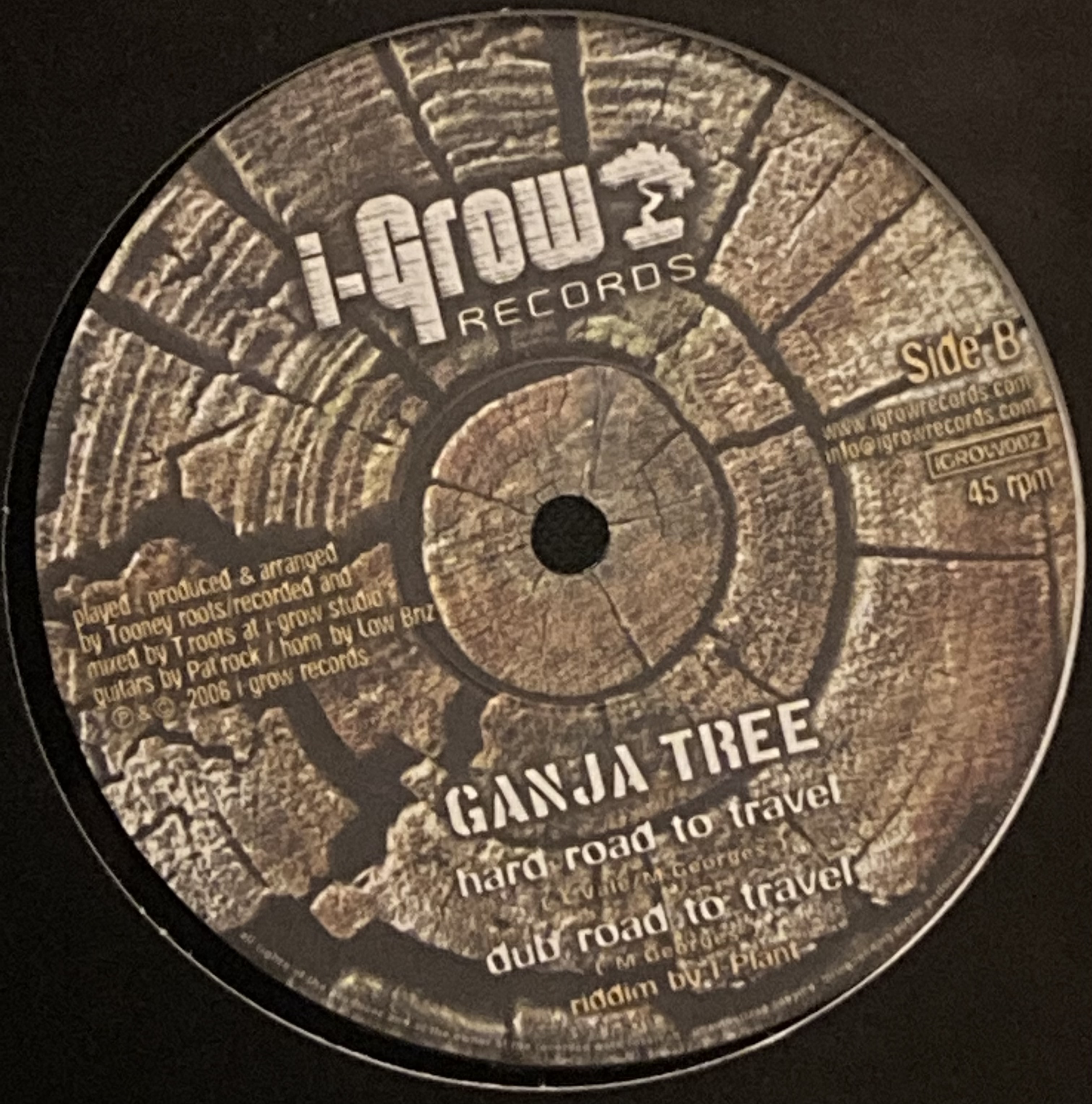 Ganja Tree – Medicine Man / Hard Road To Travel - 2