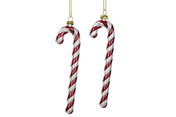 Julgransdekoration Polkagris 4-pack