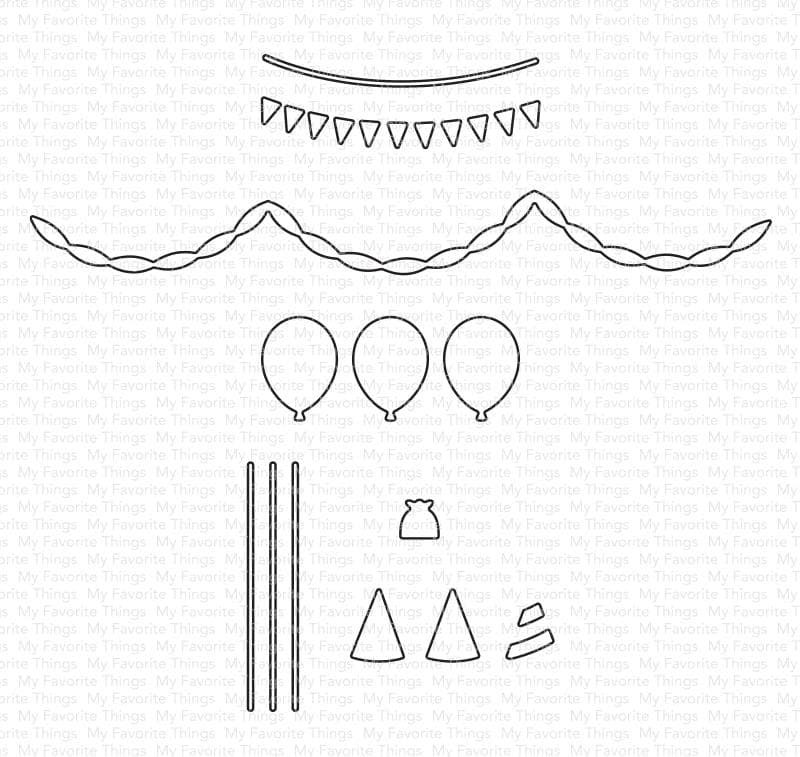 MY FAVORITE THINGS-Party Décor Die-namics