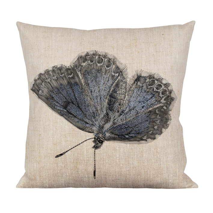 4-PIECE CUSHION WILD ROSE, DAISIES, BELLFLOWER, WOODLAND STRAWBERRIES - 5