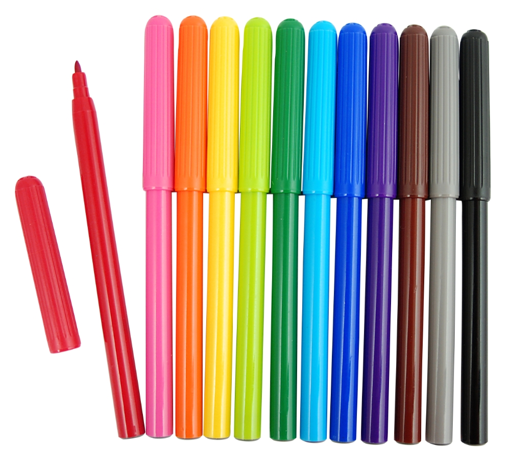 Sense Fiberpennor 12-Pack - 3