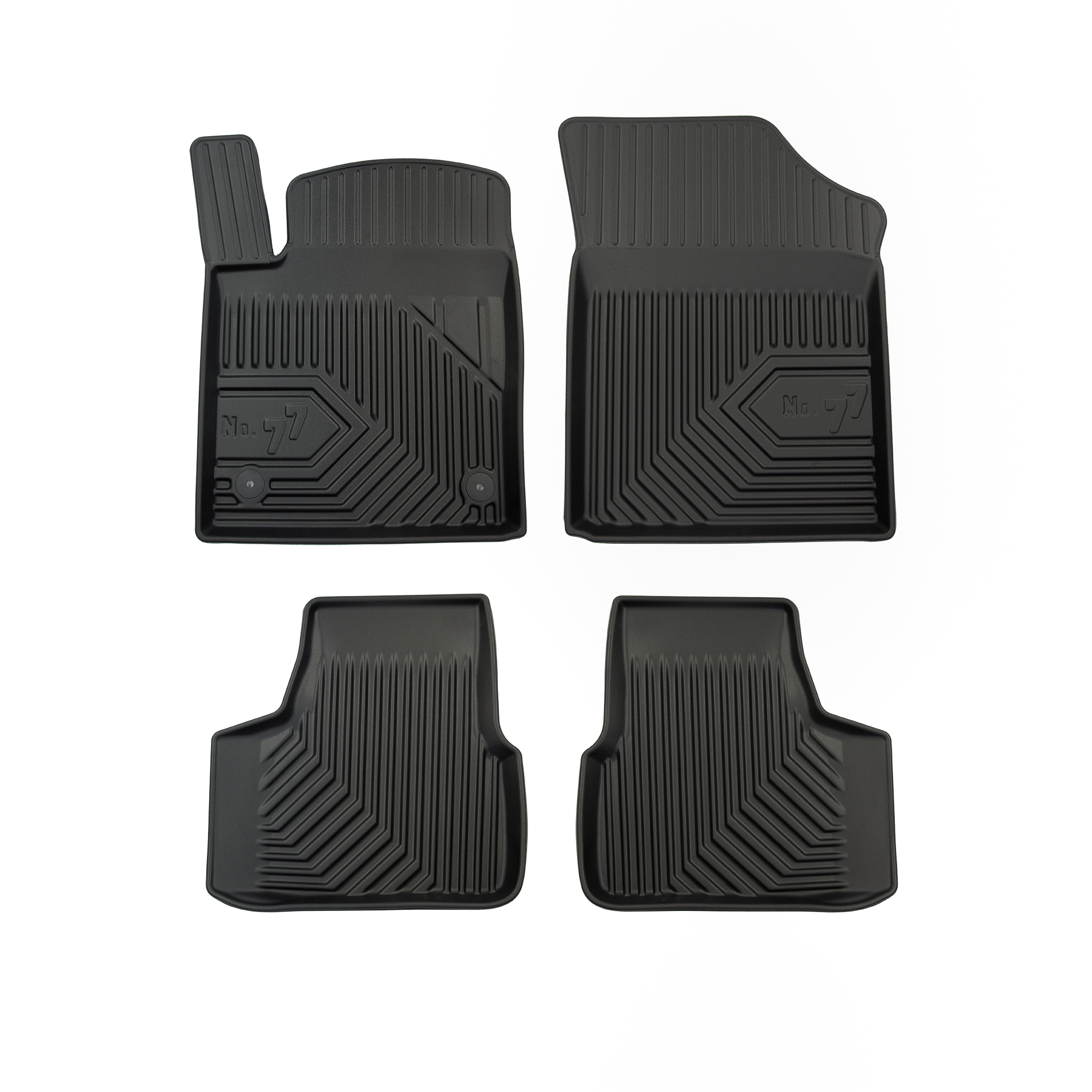 Djupa gummimattor Skoda Citigo, 2011 - 2019