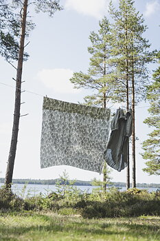 Tyg, Birds mineralgrön, metervara från Spira