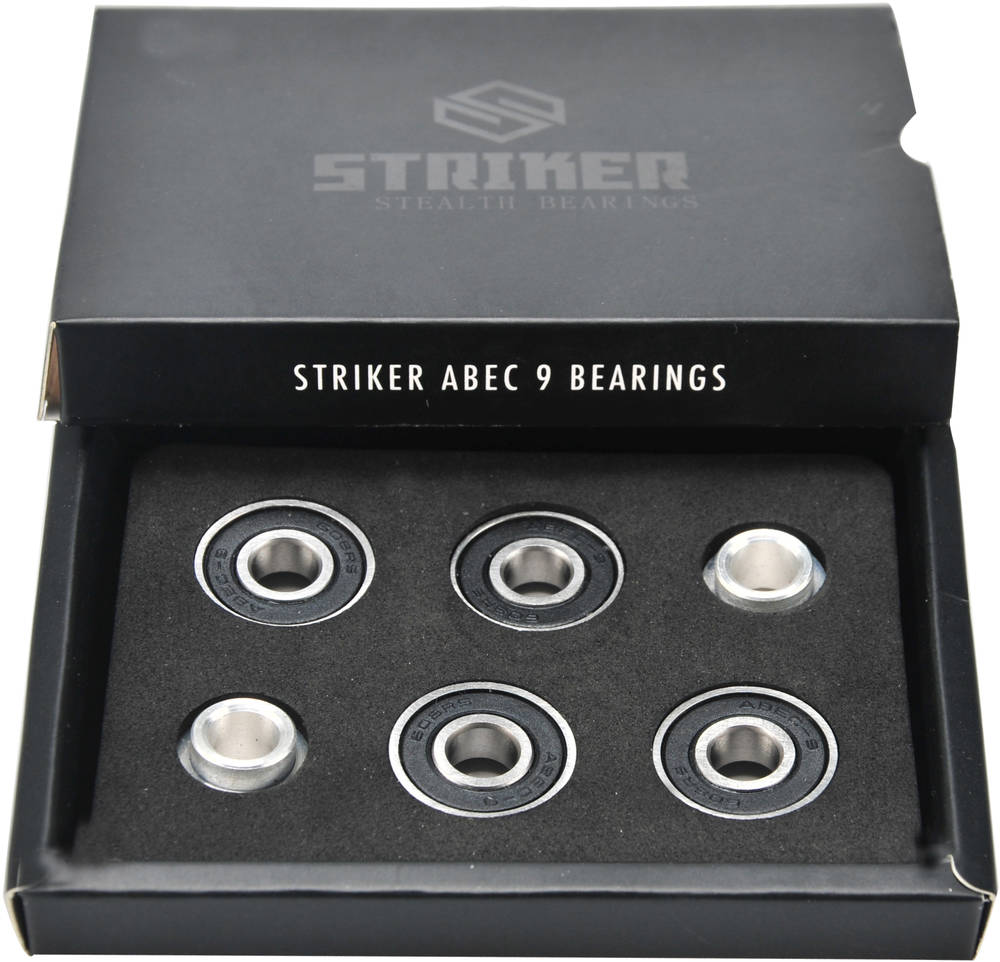 Striker Stealth Abec 9 Kullager 4-Pack Färg: Svart