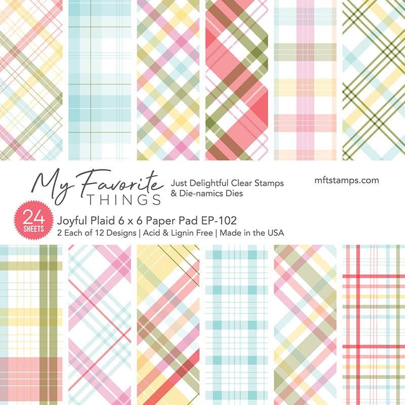 My Favorite Things  -Joyful Plaid Paper Pad