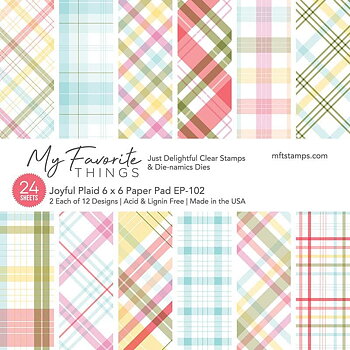My Favorite Things -Joyful Plaid Paper Pad