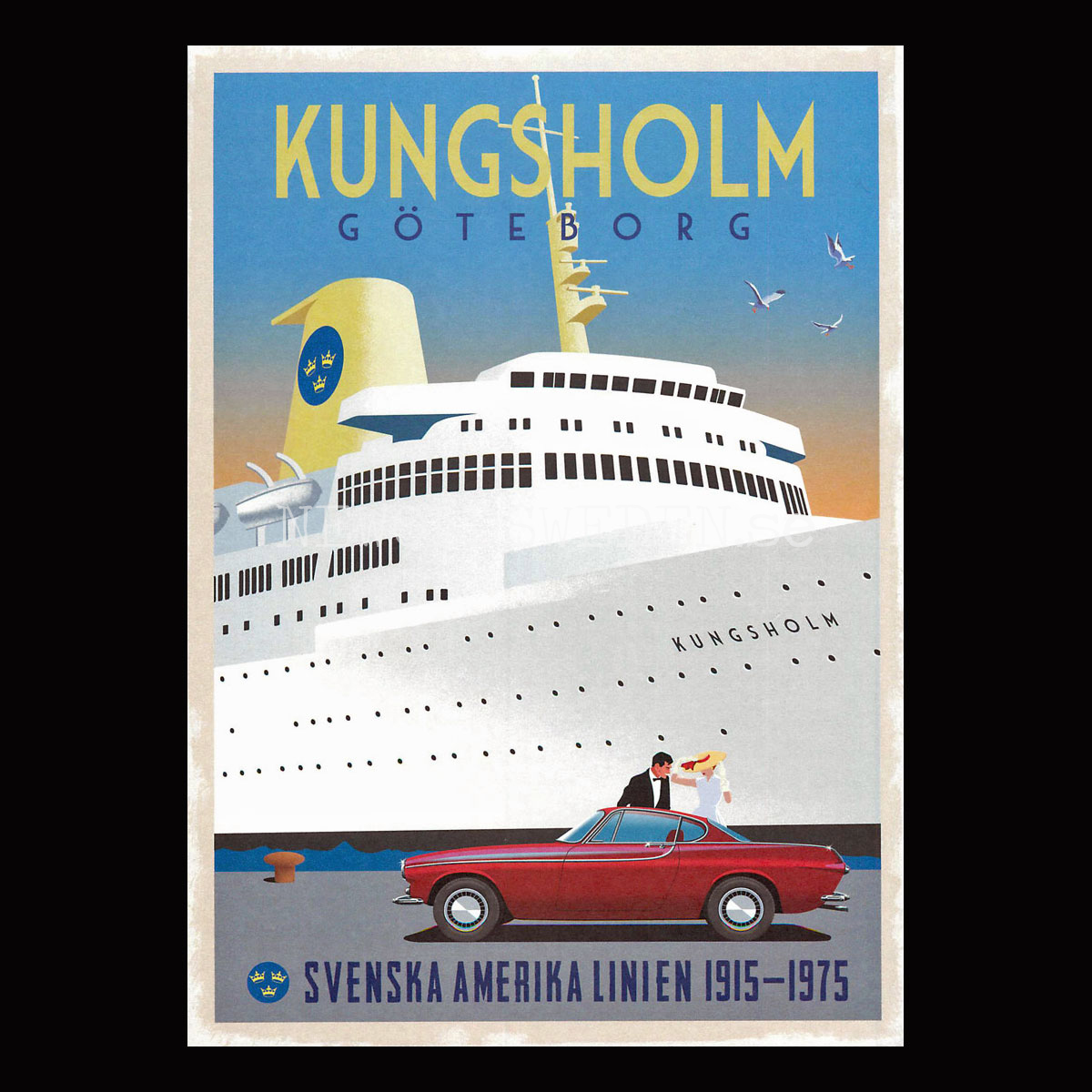 GÖTEBORG KUNGSHOLM SAL 1915-1975 VOLVO P 1800 A4 - ThomasO - BB11