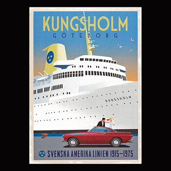 GÖTEBORG KUNGSHOLM SAL 1915-1975 VOLVO P 1800 A4 - ThomasO - BB11