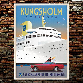 GÖTEBORG KUNGSHOLM SAL 1915-1975 VOLVO P 1800 A4 - ThomasO - BB11