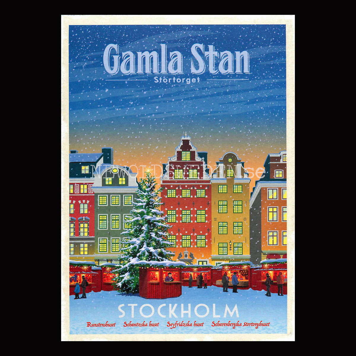 STOCKHOLM GAMLA STAN STORTOGET VINTER A4 - ThomasO - BB09