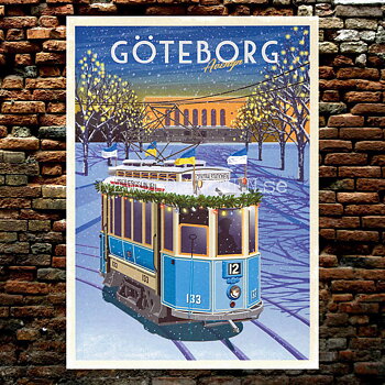 GÖTEBORG AVENYN SPÅRVAGN VINTER A4 - ThomasO - BB11