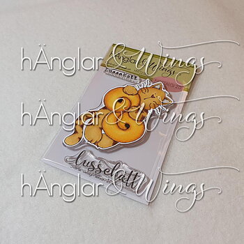 HW  Clear Stamps -Ombakad Lussekatt A7