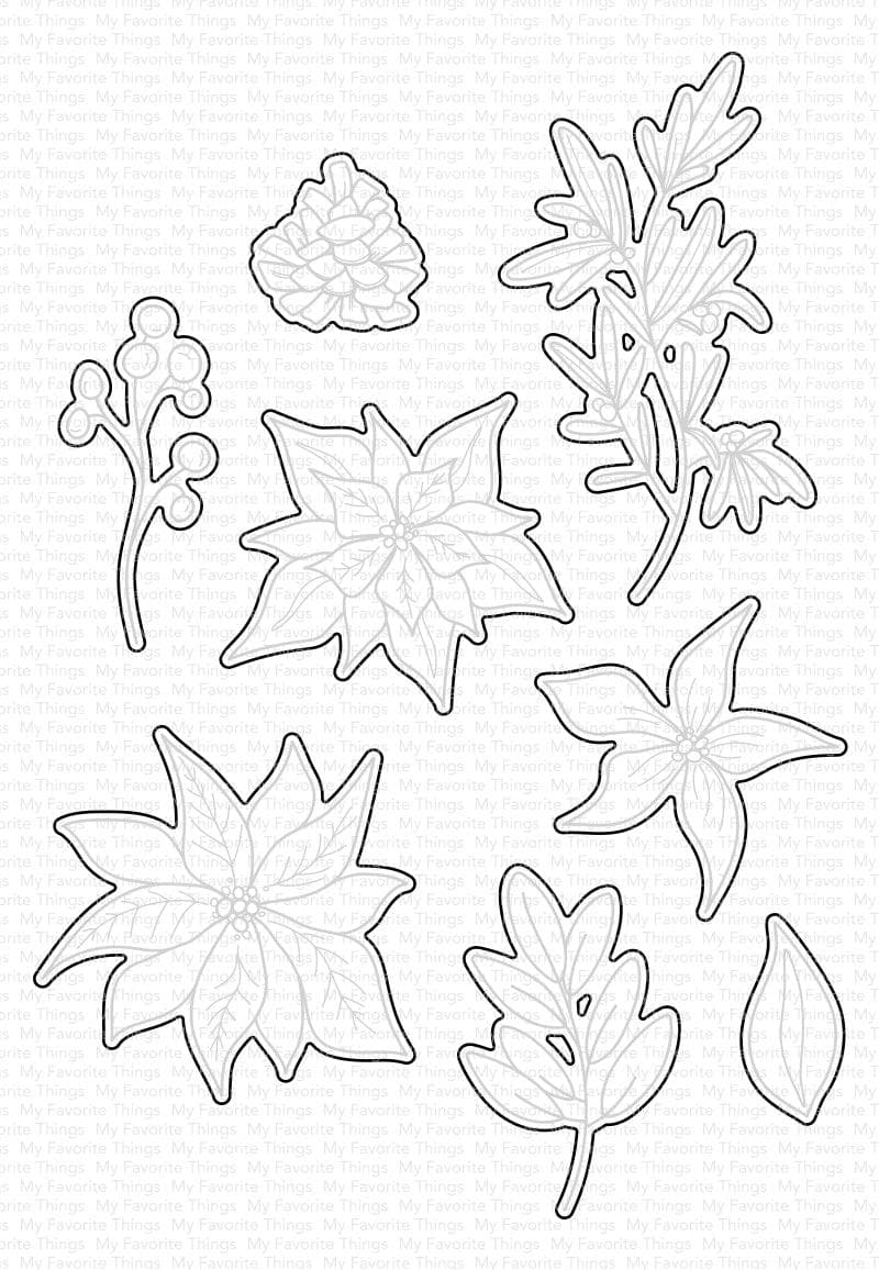 MY FAVORITE THINGS-DBD Pretty Poinsettias   - 3