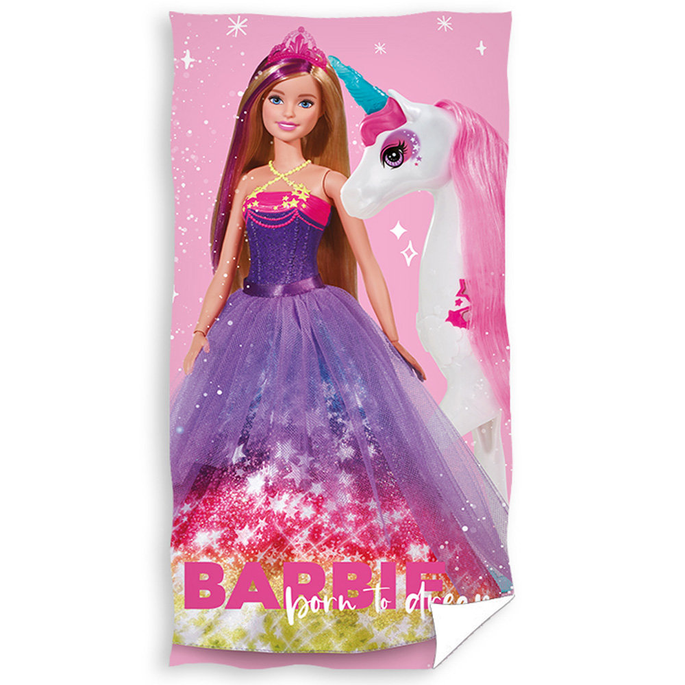 Barbie Handduk Bomull 140cm