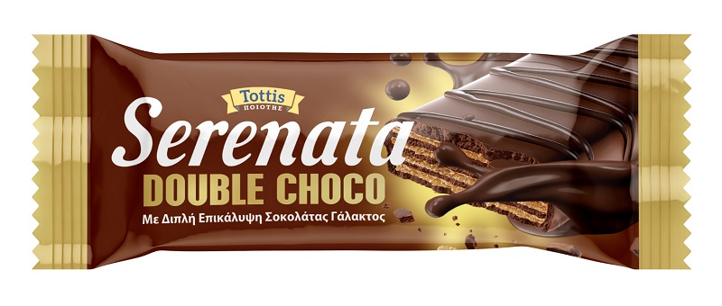 SERENATA double choco biscuits 48g, new packaging