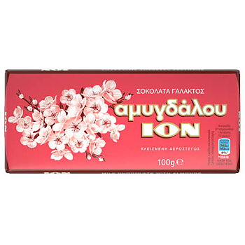 ION MJÖLKCHOKLAD MED MANDEL  100g