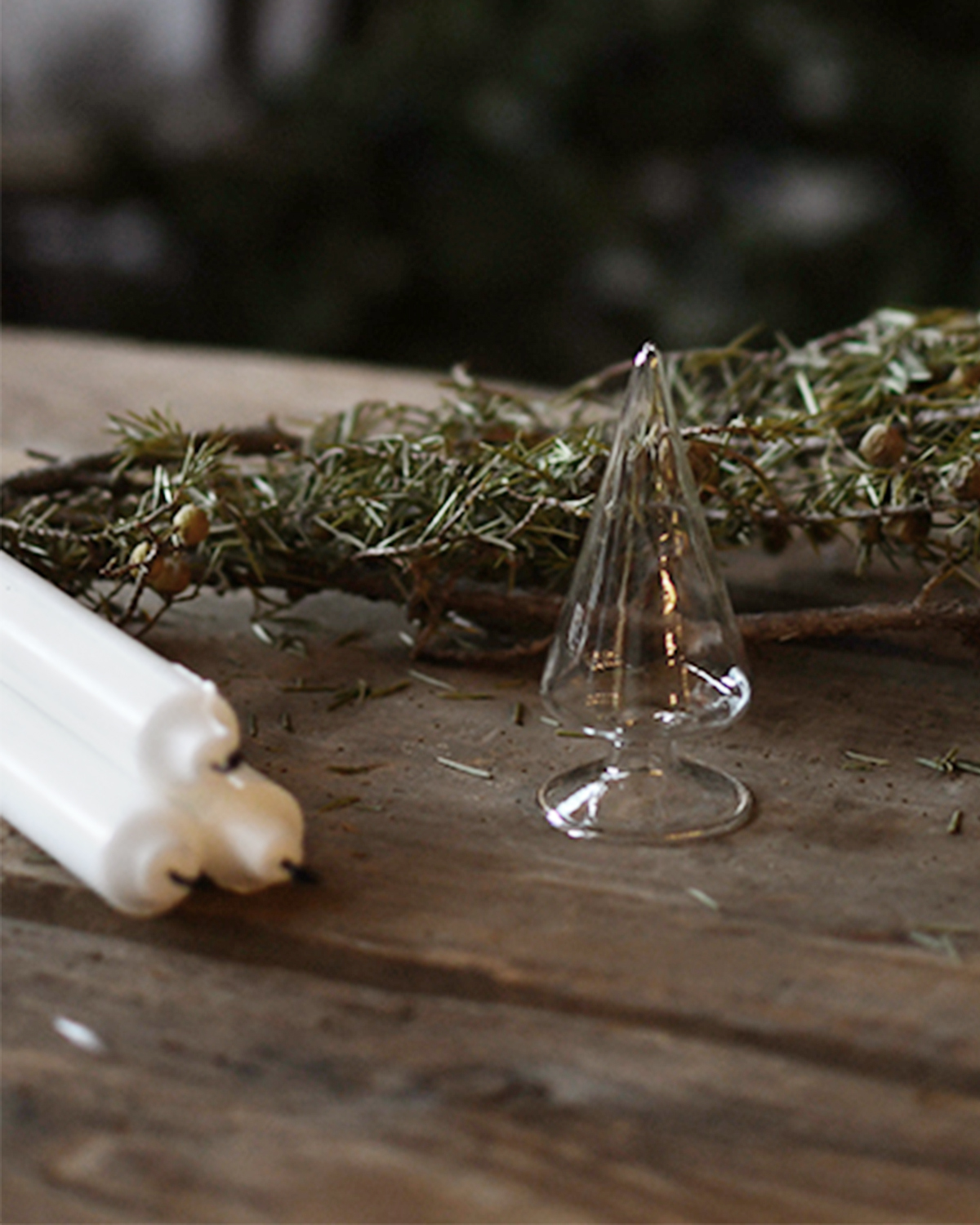 Granbo Gran - Christmas tree - Clear glass - 10x5 cm - 3