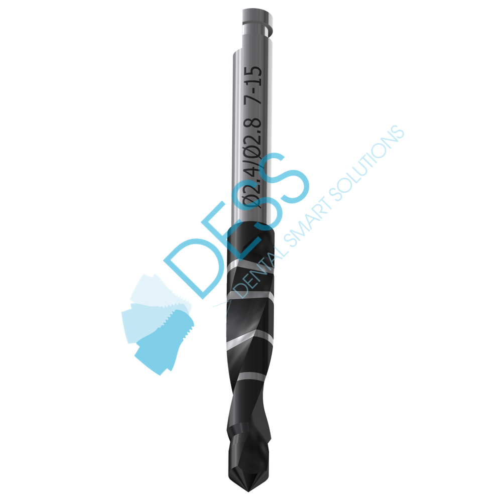 Twist step drill Ø2.4/2.8 x 33 mm