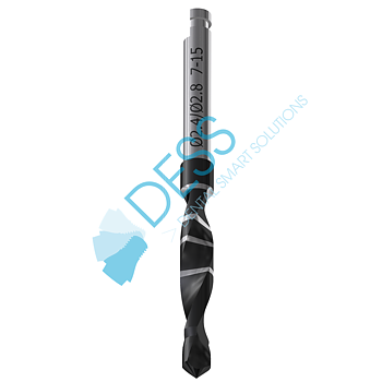 Twist step drill Ø2.4/2.8 x 36 mm