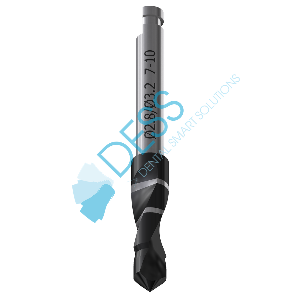 Twist step drill Ø2.8/3.2 x 28 mm