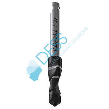 Twist step drill Ø2.8/3.2 x 28 mm