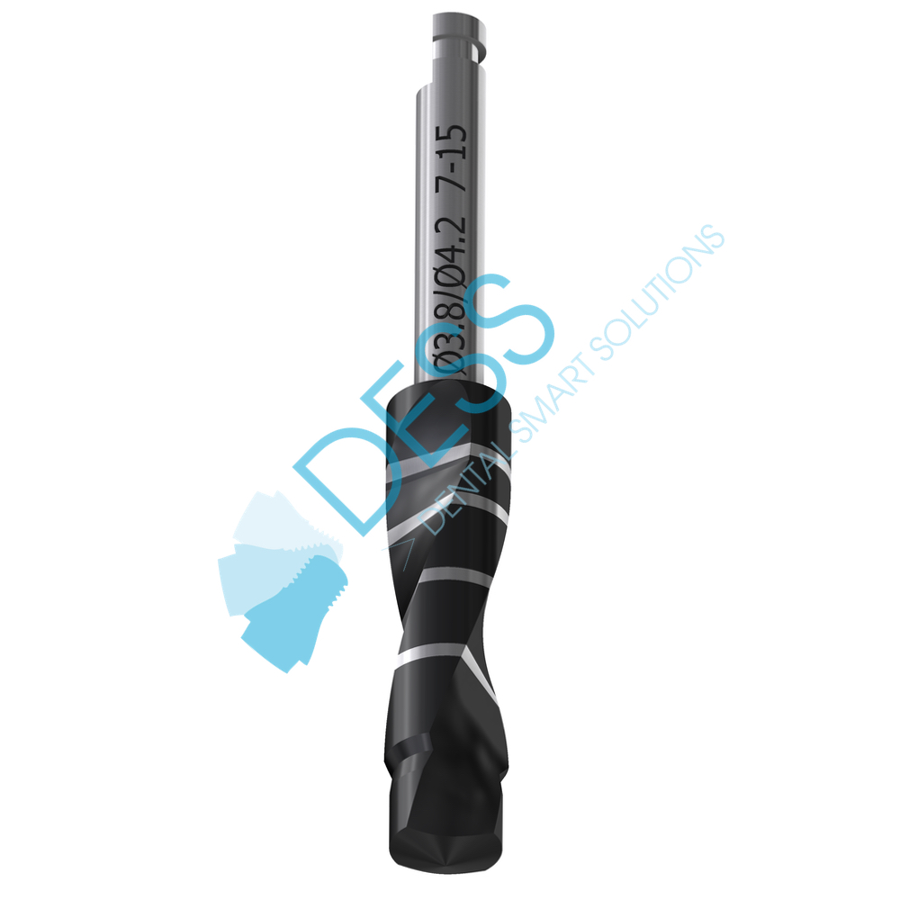 Twist step drill Ø3.8/4.2 x 33 mm