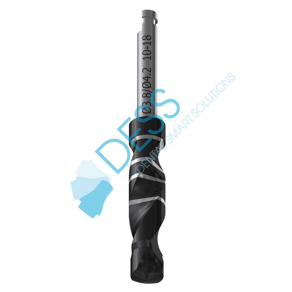 Twist step drill Ø3.8/4.2 x 36 mm