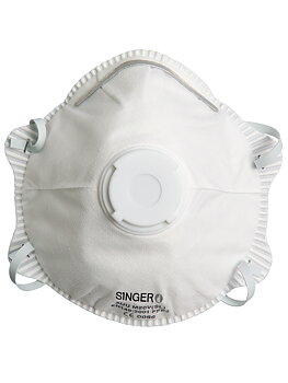 Particle respirator FFP2 NR D with valve