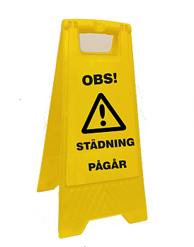 Skyltställ valfri text