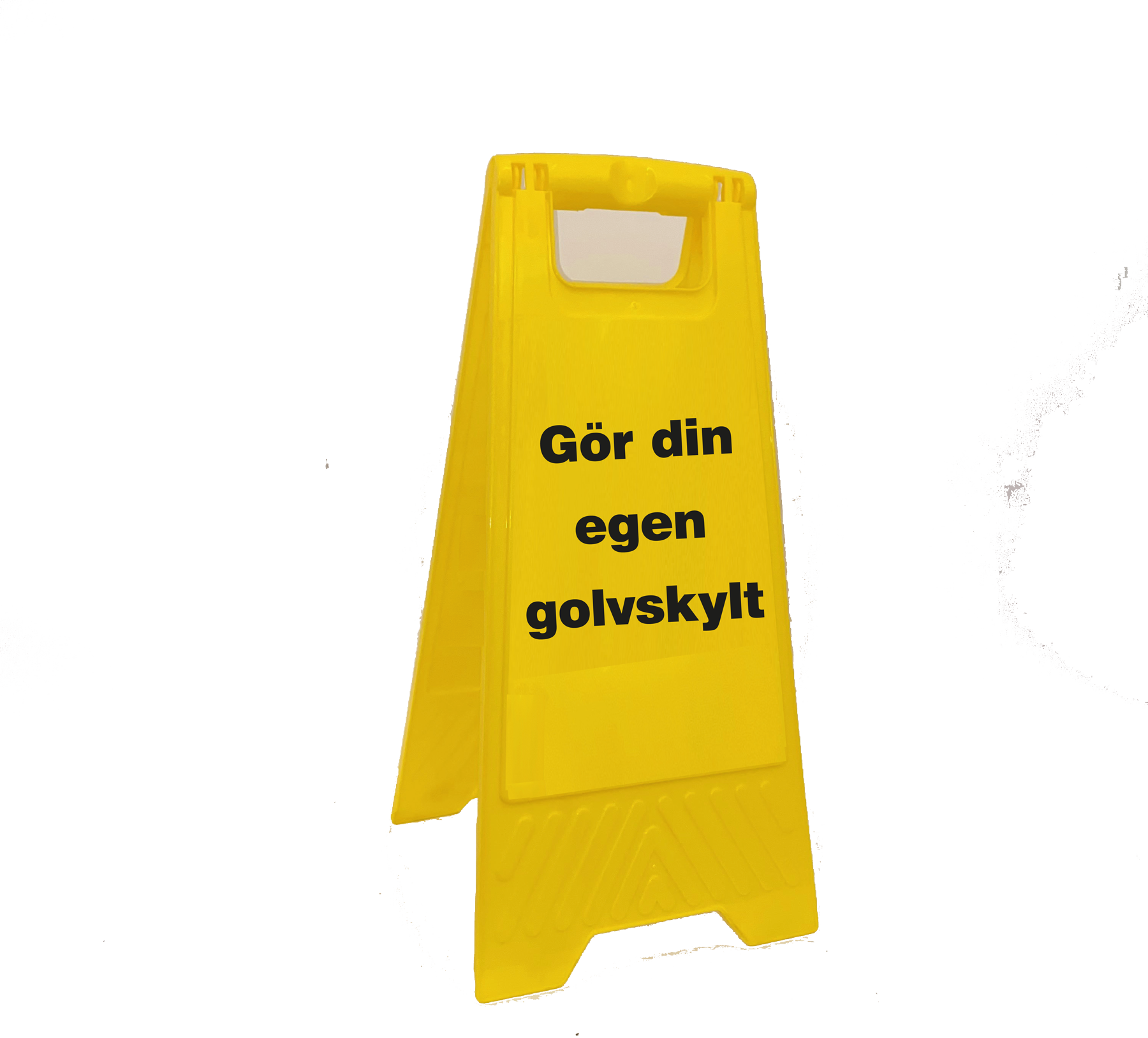 Skyltställ valfri text - 2