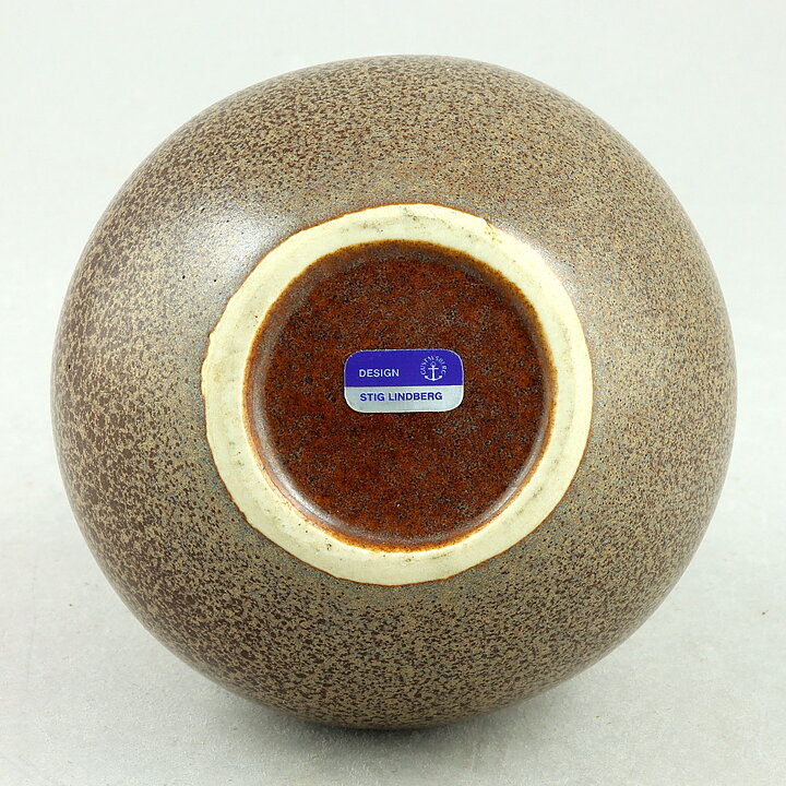 スティグ・リンドベリ  Vitrinシリーズ  しずく型のベース Vase  16cm 1956年