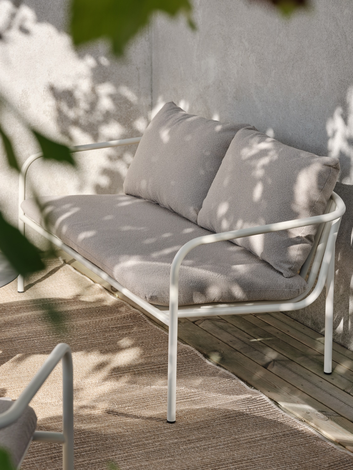Soffan Bendt 2-sits Vit / Beige Brafab - 5