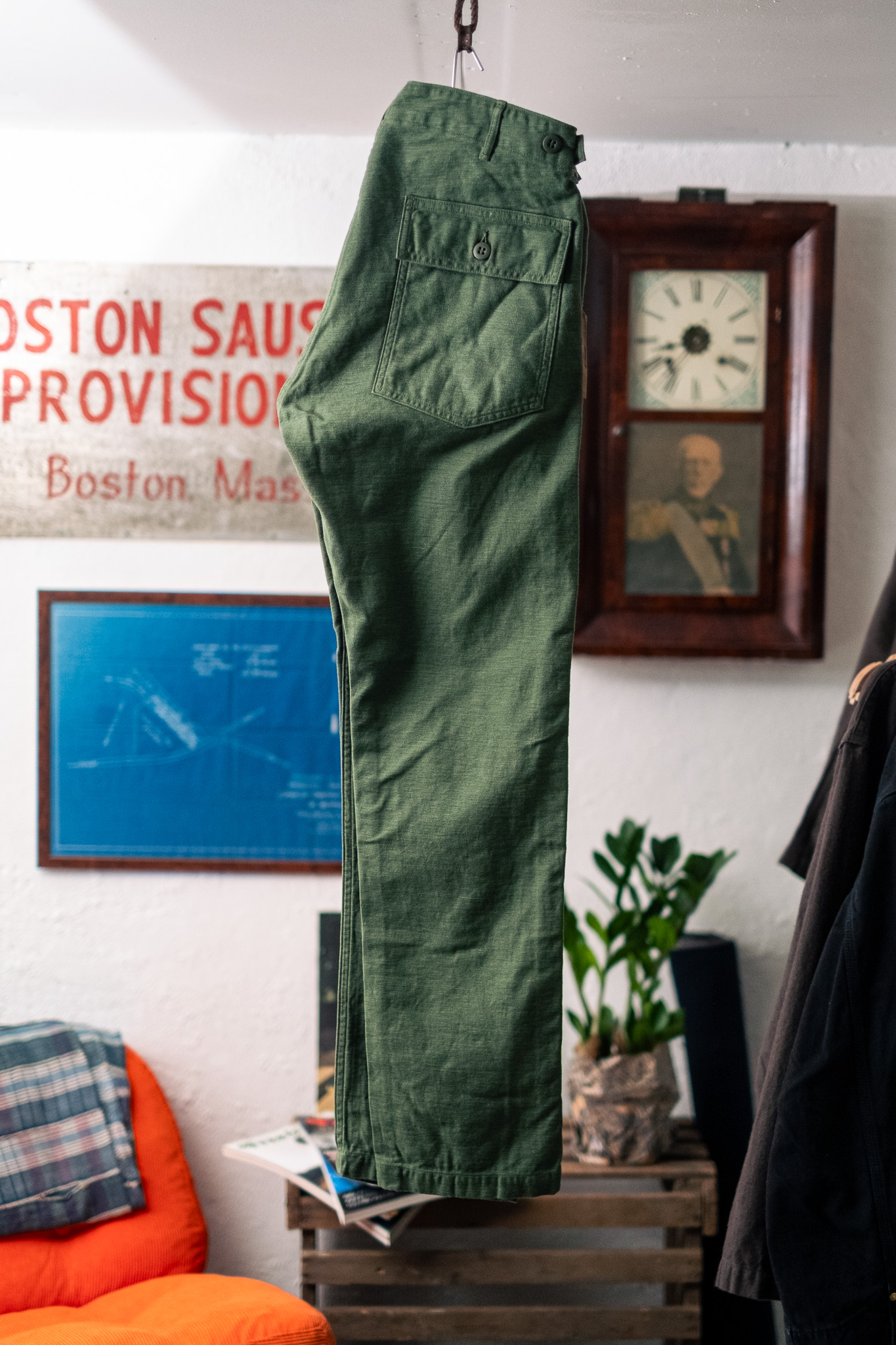 orSlow - US Army Fatigue Pants Slim Fit Green