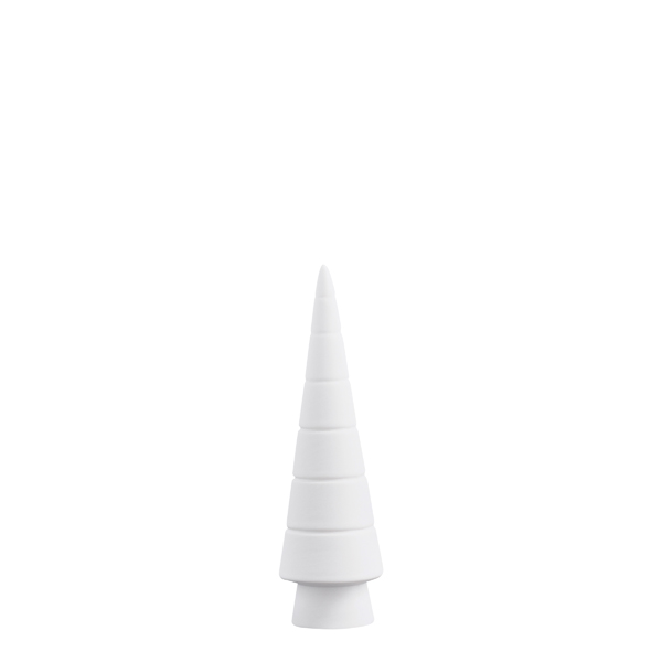 Granvik - Gran - Julgran - Vit Keramik - 15 cm - 7