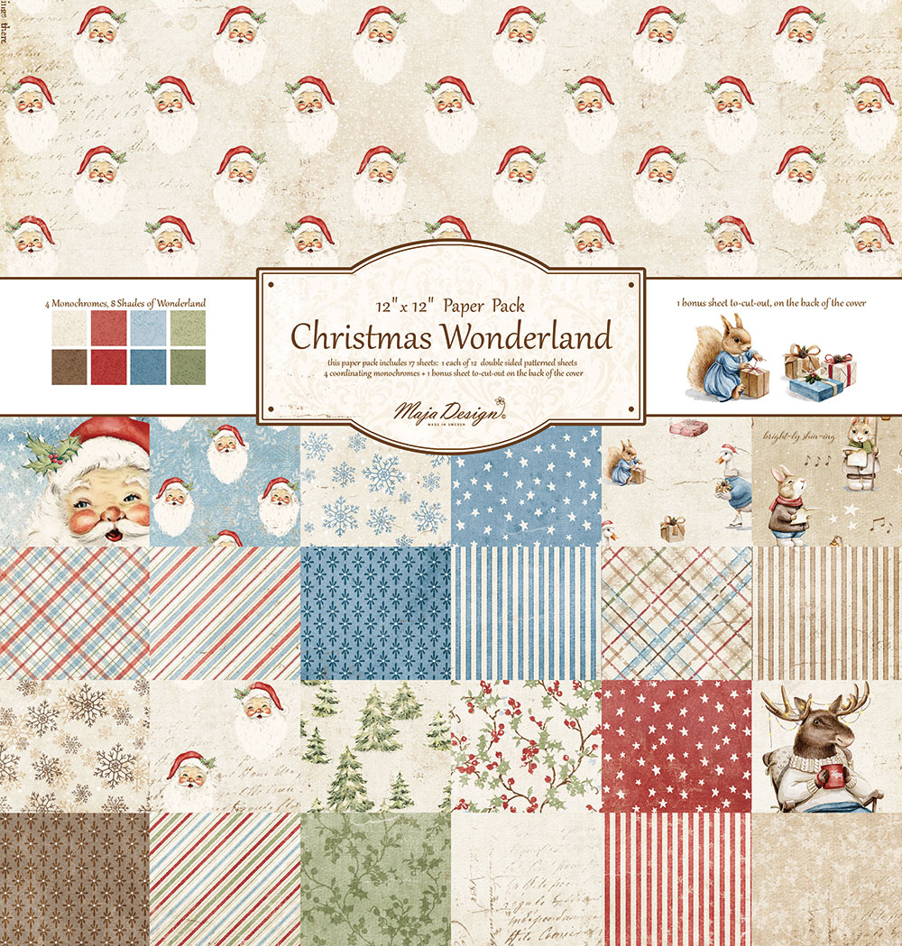 Maja Design - Christmas Wonderland  - hela Kollektionen 12 ark 12" x 12" - 2