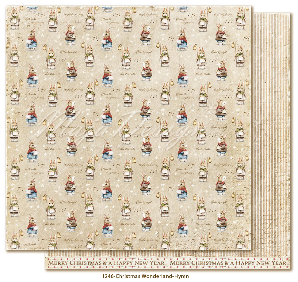 Maja Design - Christmas Wonderland  - hela Kollektionen 12 ark 12" x 12" - 14