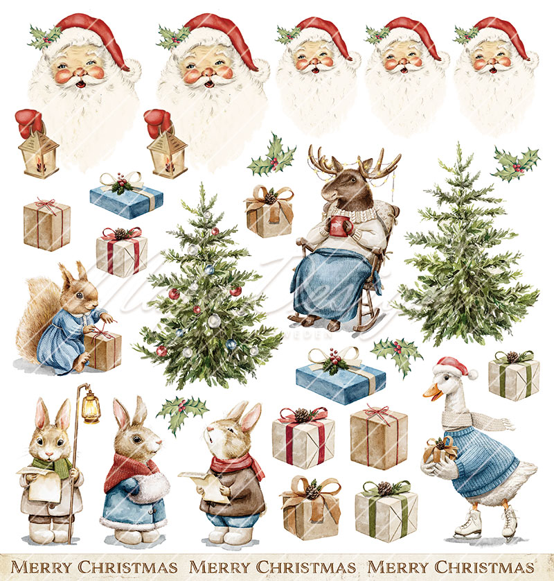 Maja Design - Christmas Wonderland  - hela Kollektionen 12 ark 12" x 12" - 36