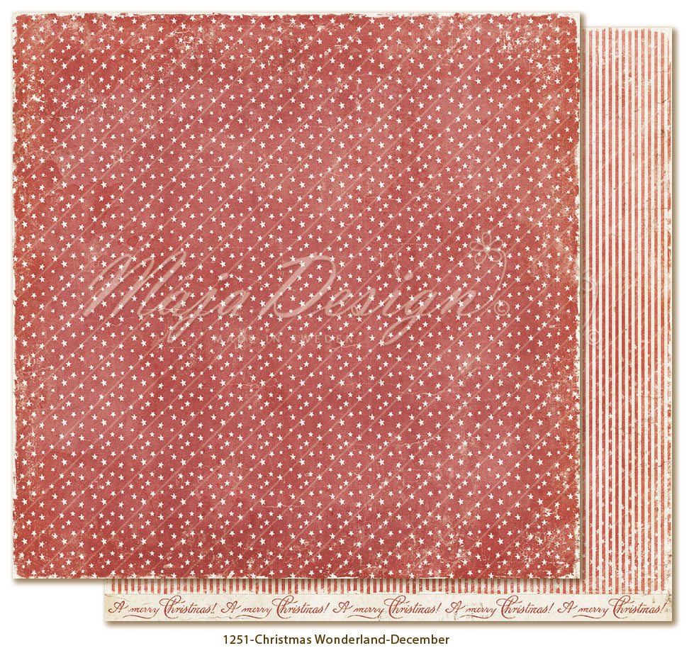 Maja Design - Christmas Wonderland  - hela Kollektionen 12 ark 12" x 12" - 23