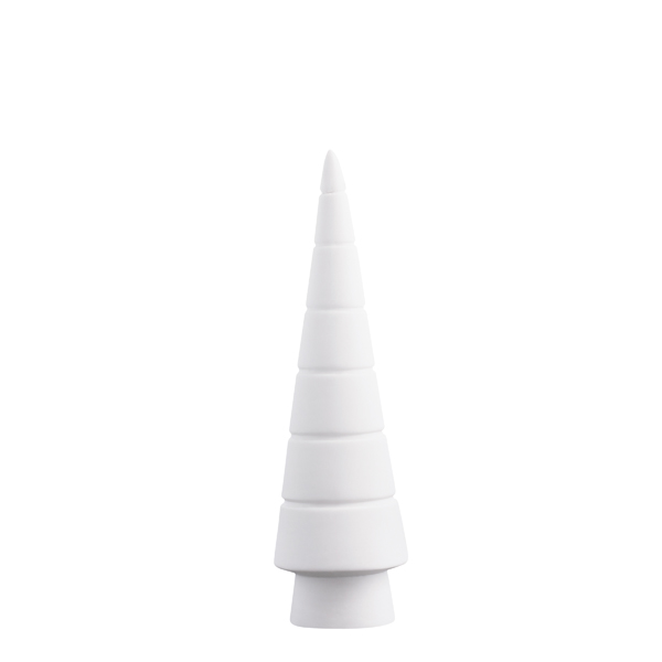Granvik - Gran - Julgran - Vit Keramik - 20 cm - 7