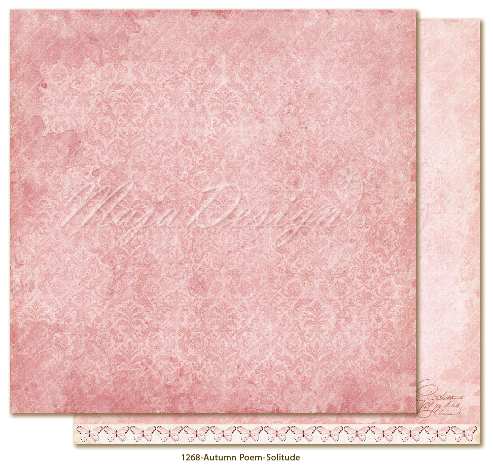 Maja Design - Autumn Poem  - hela Kollektionen 12 ark 12" x 12" - 9