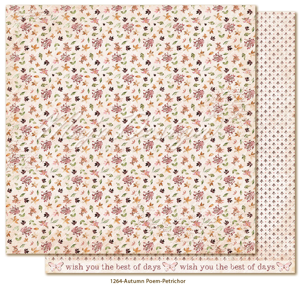 Maja Design - Autumn Poem  - hela Kollektionen 12 ark 12" x 12" - 5