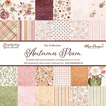 Maja Design - Autumn Poem  - hela Kollektionen 12 ark 12" x 12"