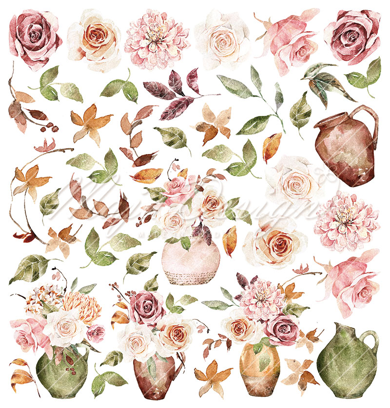 Maja Design - Autumn Poem  - hela Kollektionen 12 ark 12" x 12" - 20
