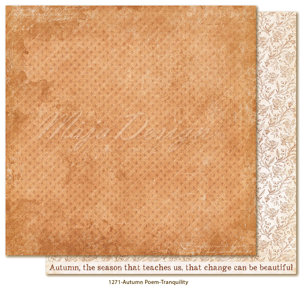 Maja Design - Autumn Poem  - hela Kollektionen 12 ark 12" x 12" - 12