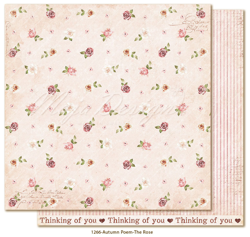 Maja Design - Autumn Poem  - hela Kollektionen 12 ark 12" x 12" - 7